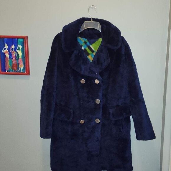 Carol Brent Vintage Faux Fur Coat - Picture 1 of 7